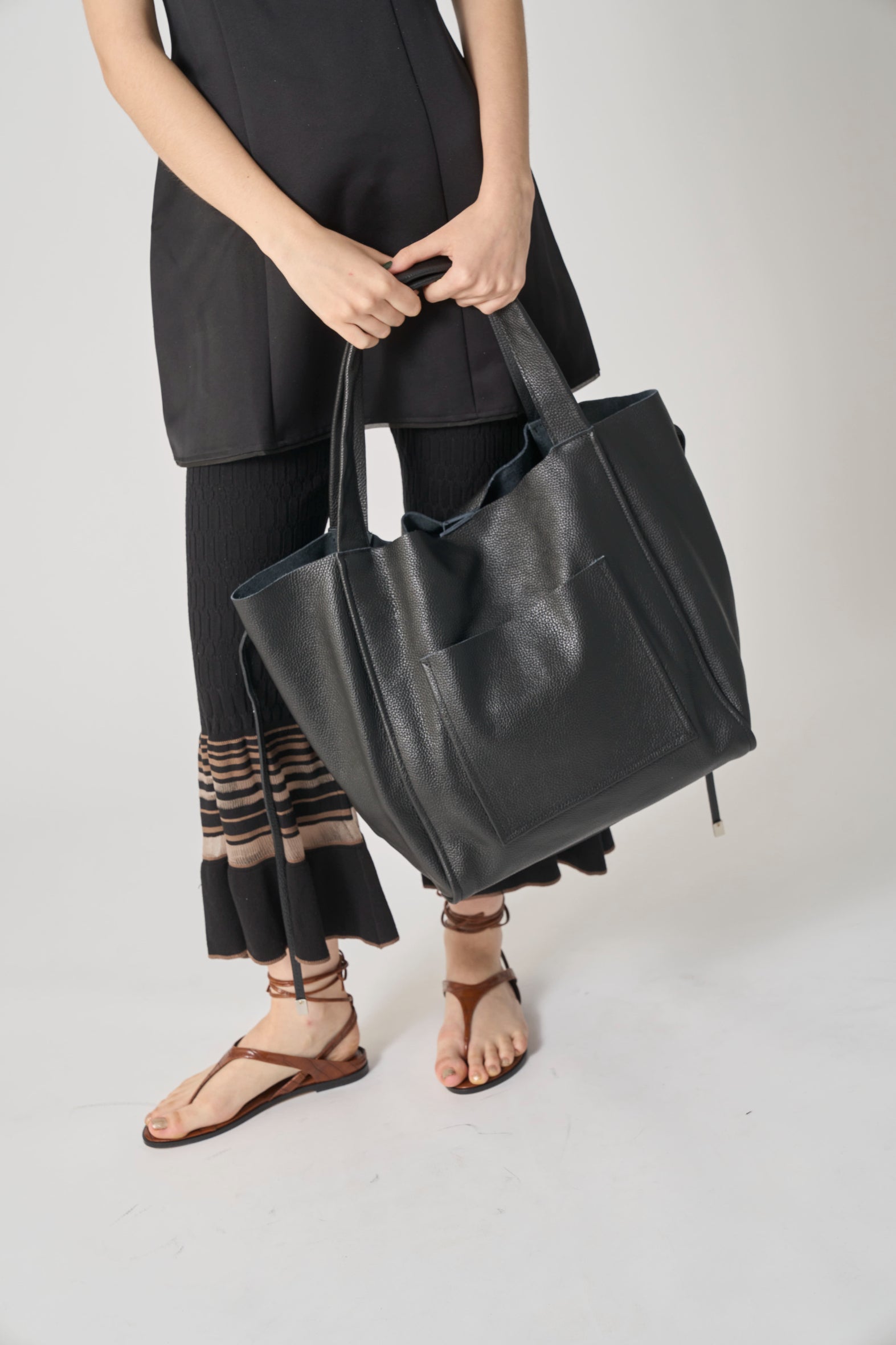 IMPORT】【MILLELA FIRENZE】【再入荷】ビッグレザートートバッグ