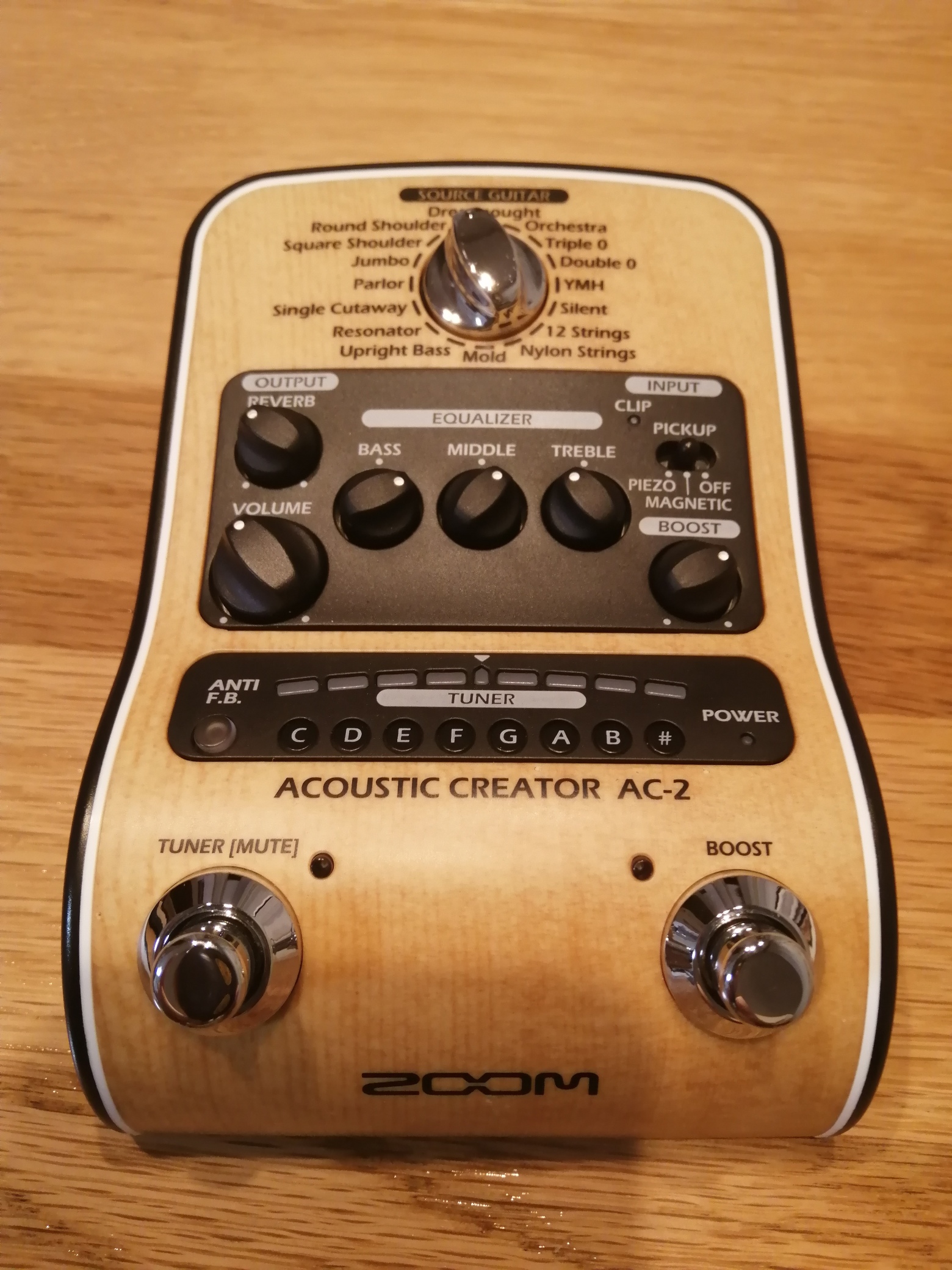 アコギプリアンプ ZOOM「AC-2」をレビュー。多機能×高コスパ - ロック