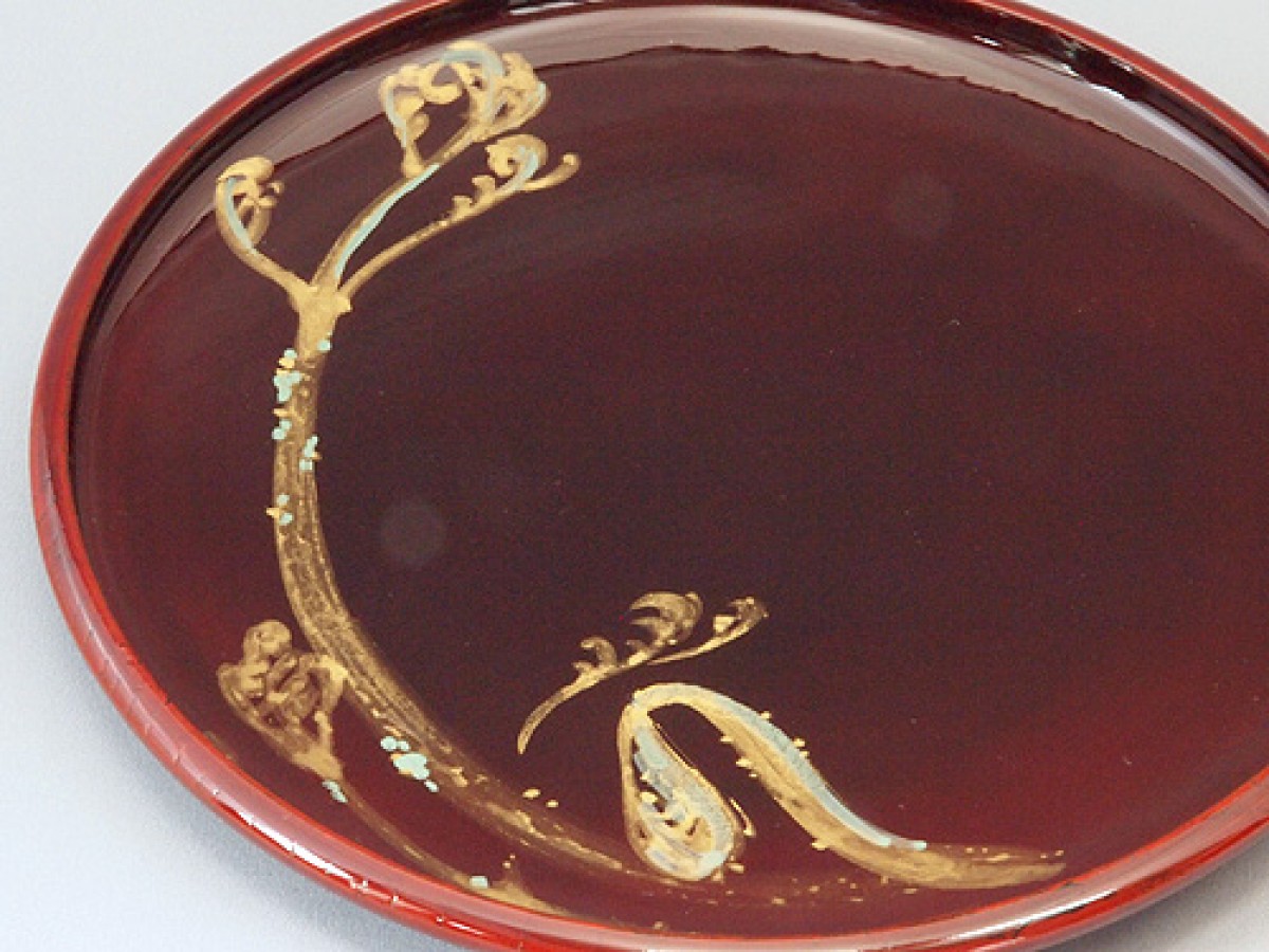 松田権六泥絵銘々盆 その他合作 10枚組