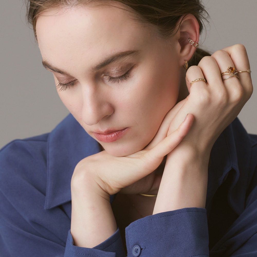 K5アンバー／ダイヤモンドリング｜リング｜アガット 公式オンラインストア