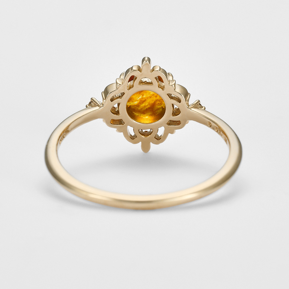 K5アンバー／ダイヤモンドリング｜リング｜アガット 公式オンラインストア