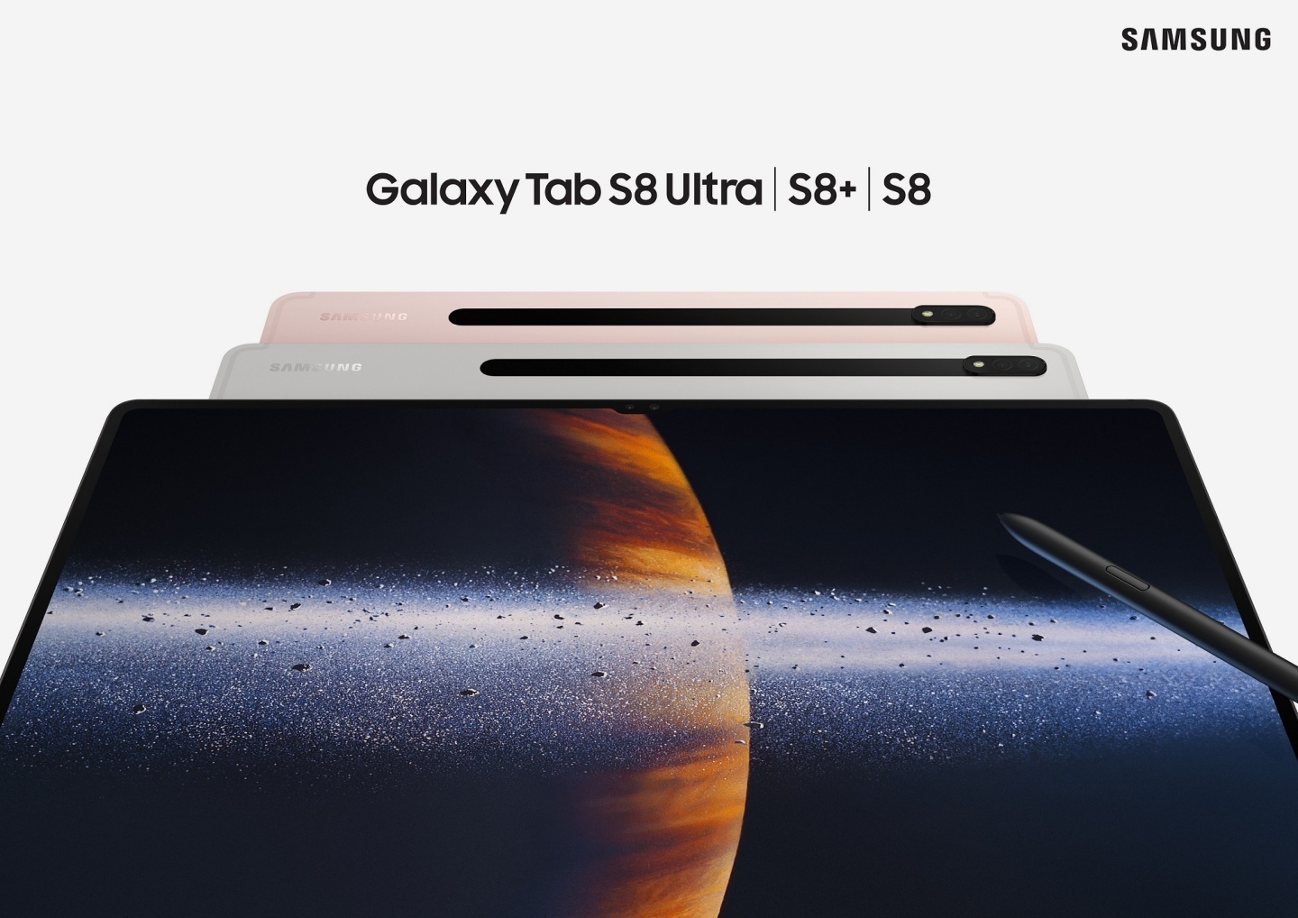 三星Galaxy Tab S8 系列平板亮相！發表會亮點是這台14.6 吋的Tab S8 Ultra