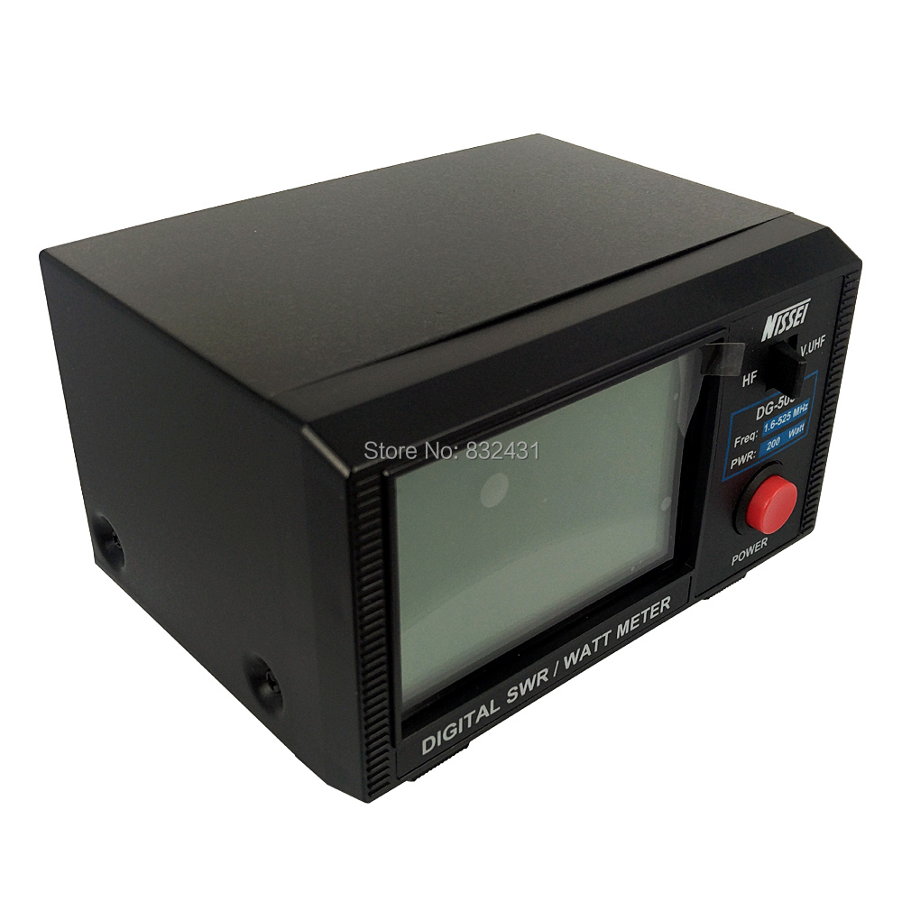 DG-503 Nissei LCD Digital SWR Watt Wave Ratio Meter 1.6-60MHz /125