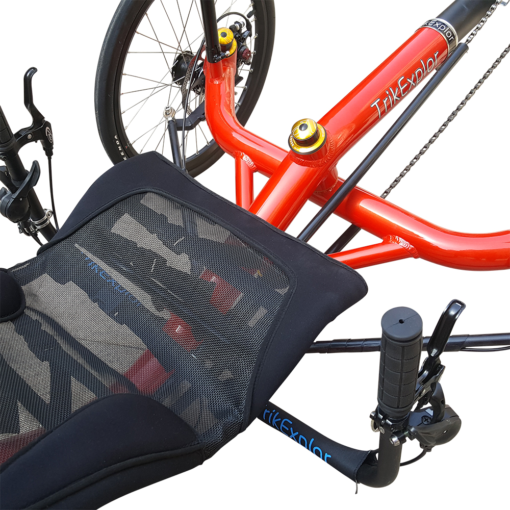 大人用アルミニウム合金フレーム27スピードツーリング3輪リカンベント