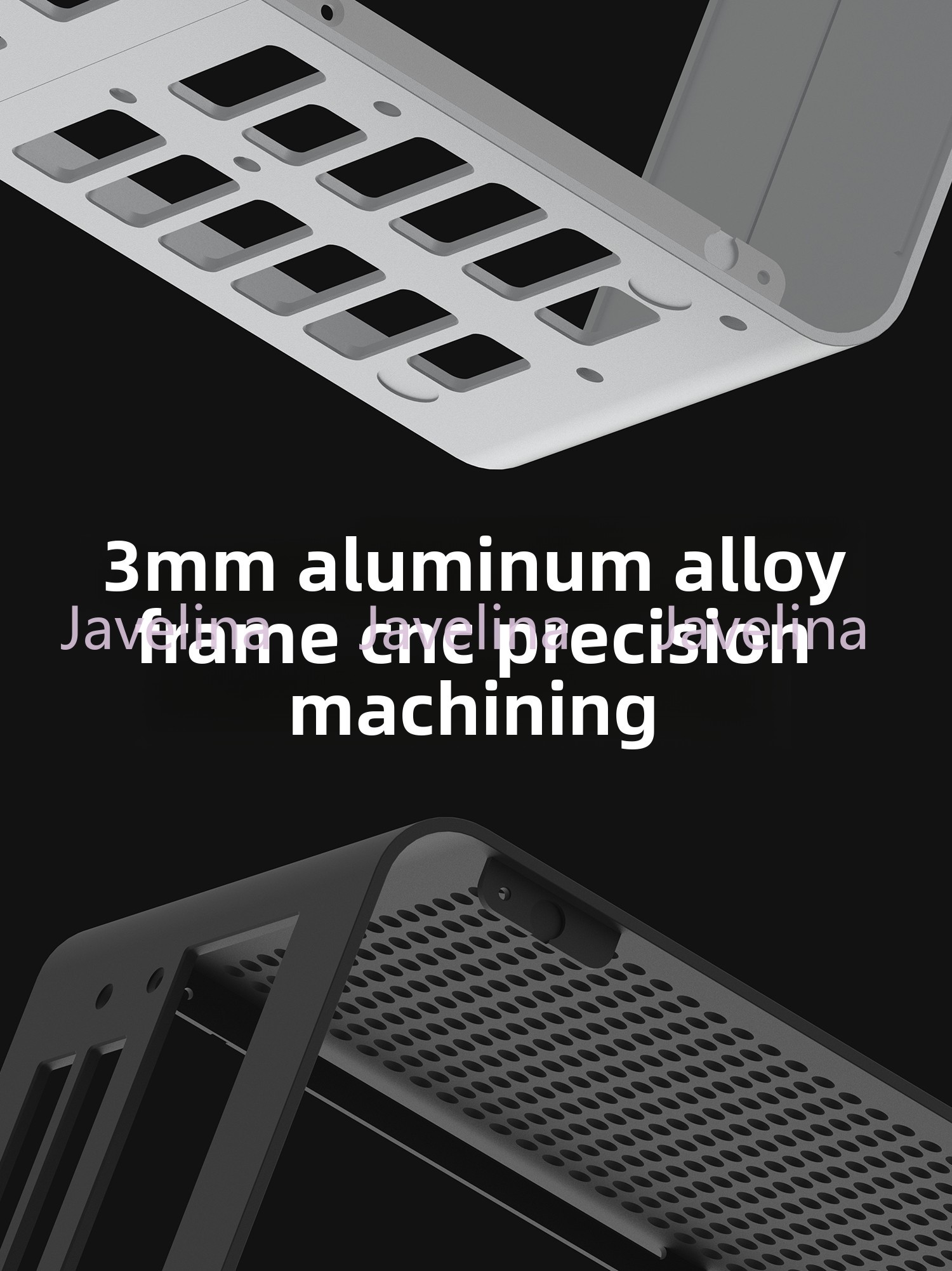 COOJ SF3シャーシ ITXポータブルハンドヘルドアルミ合金CNC