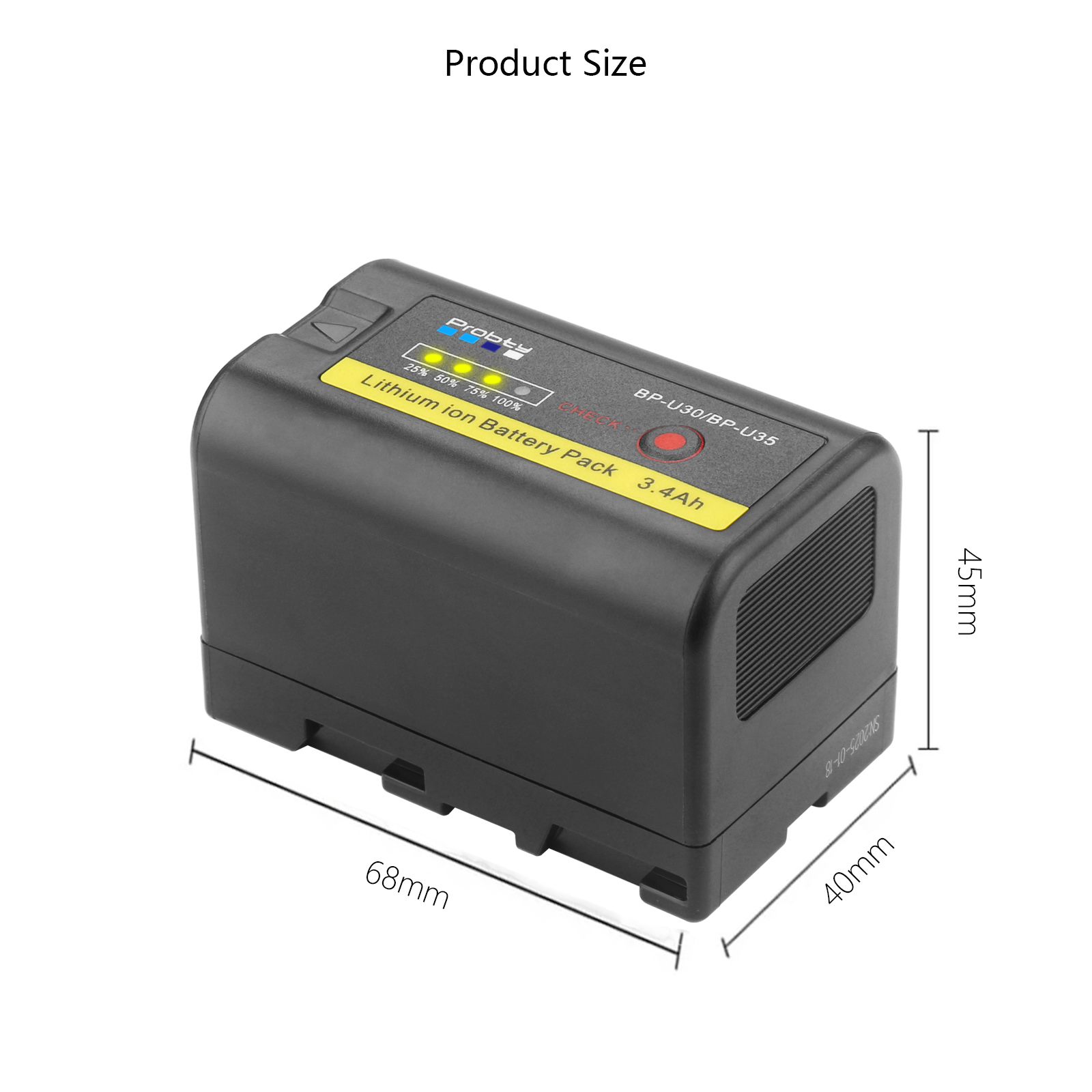 BP-U35 BP-U30 U30 Battery 3400mAh for Sony PXW-FS5 PXW FS7M2K X160