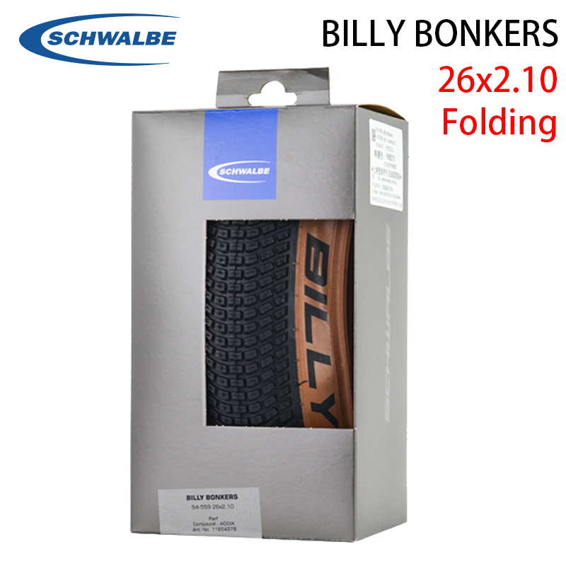 ビリーボンカー-茶色の自転車タイヤ,26x2.10, 2.25, 54-559, 26インチ