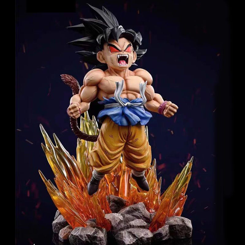 BANDAI-SHK Kai Figura Macaco, 19cm Dragon Ball, Brilho Cabelo