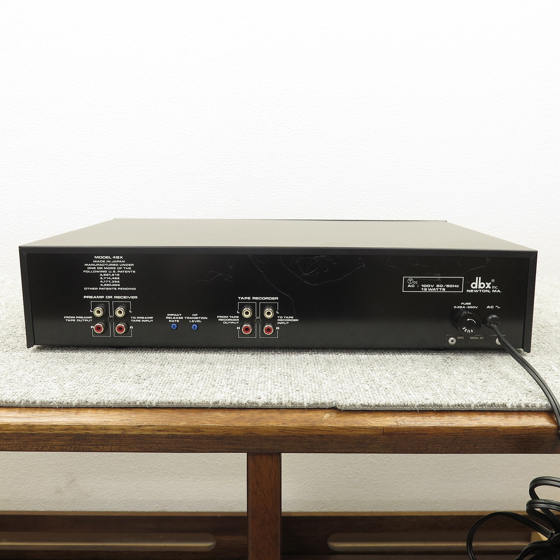 現状】ディービーエックス dbx 4BX ダイナミックレンジエキスパンダー