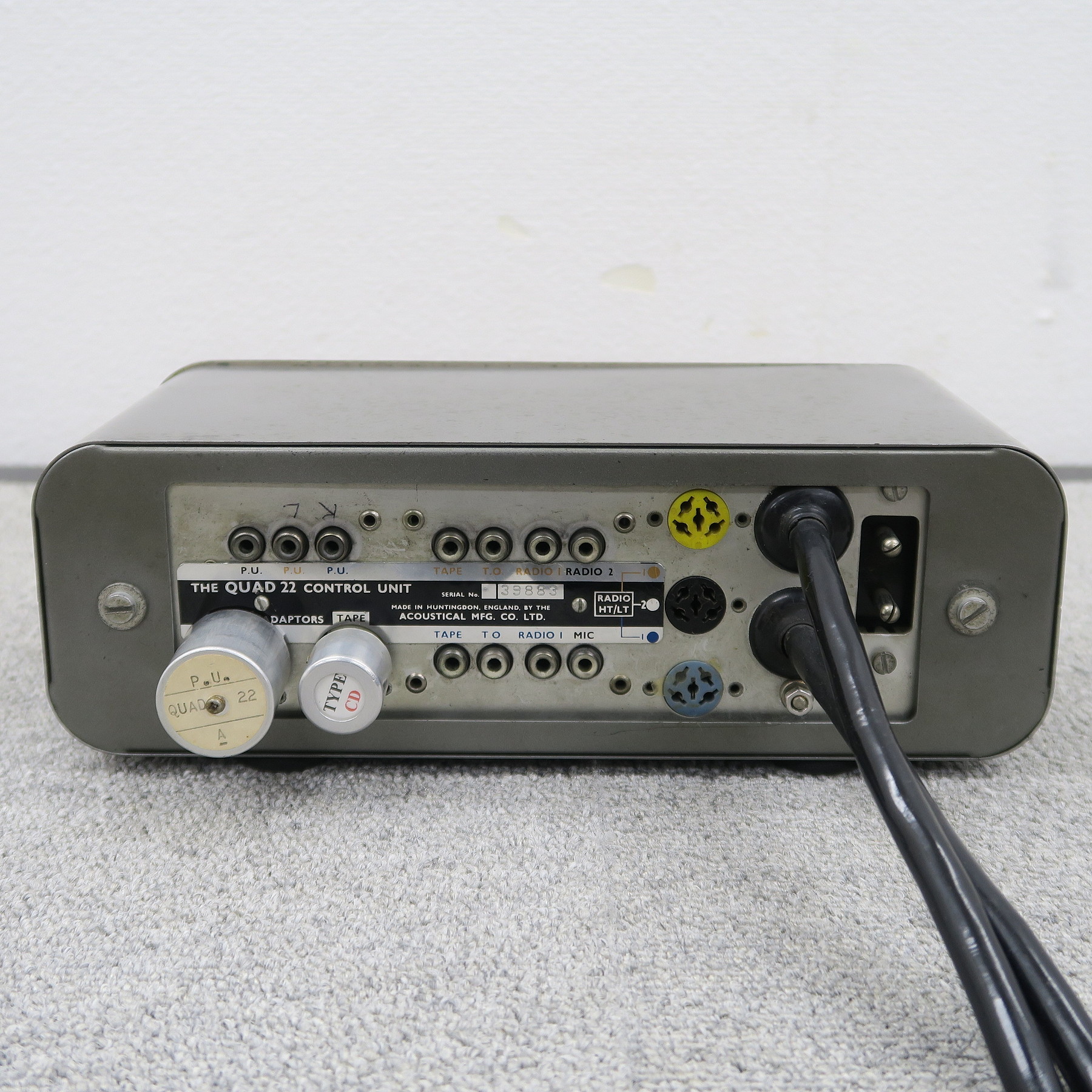 現状】QUAD QUAD 22 + QUAD II パワーアンプ クォード @56293 / 中古