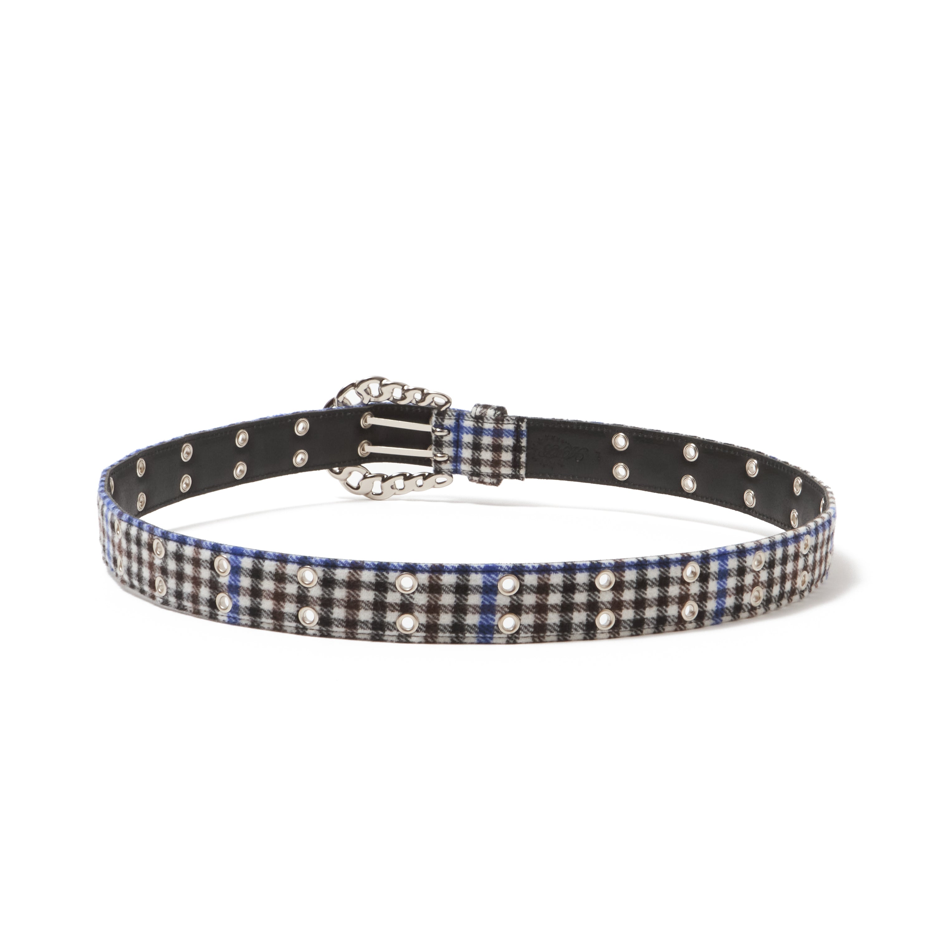 完売品】afb ベルト belt チェック柄 黒 グレー Lサイズ 円堂守着用