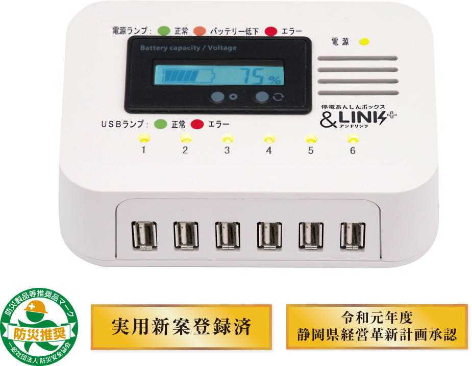 マイカーを防災カーに変える魔法のキット アンドリンクシリーズ（&LINK+）