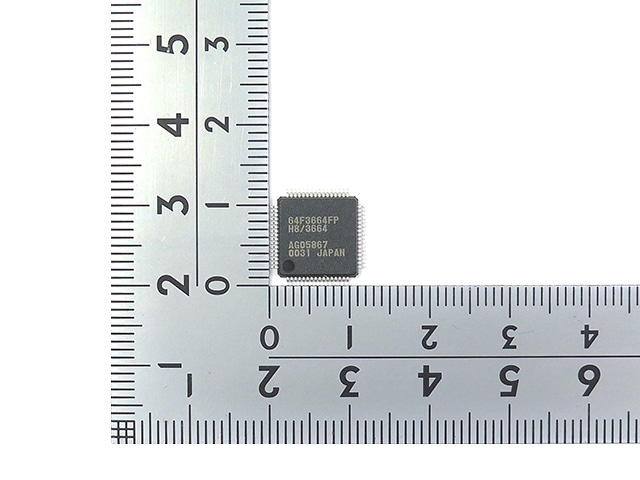 ルネサステクノロジH8マイコン タイニーマイコン HD64F3664FP: 半導体