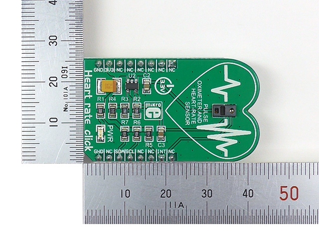 心拍数センサー Heart rate click: 開発ツール・ボード 秋月電子通商