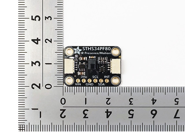 STHS34PF80使用 赤外線人体検知/モーションセンサーモジュール: 開発