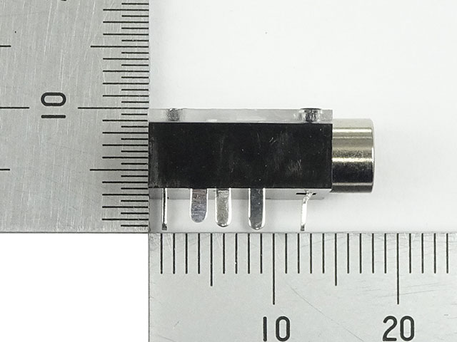 基板取付用3.5mmステレオミニジャック: ケーブル・コネクター 秋月電子