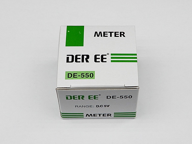 アナログ・標準パネルメーター(5VDC): 計測器・センサー・ロガー 秋月