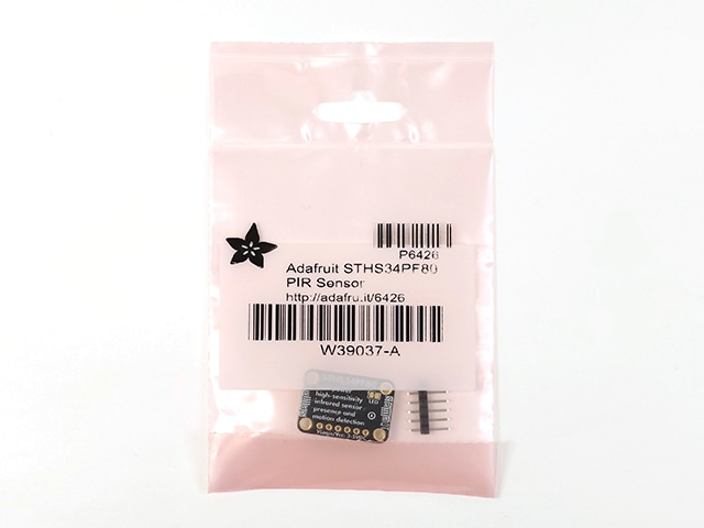 STHS34PF80使用 赤外線人体検知/モーションセンサーモジュール: 開発