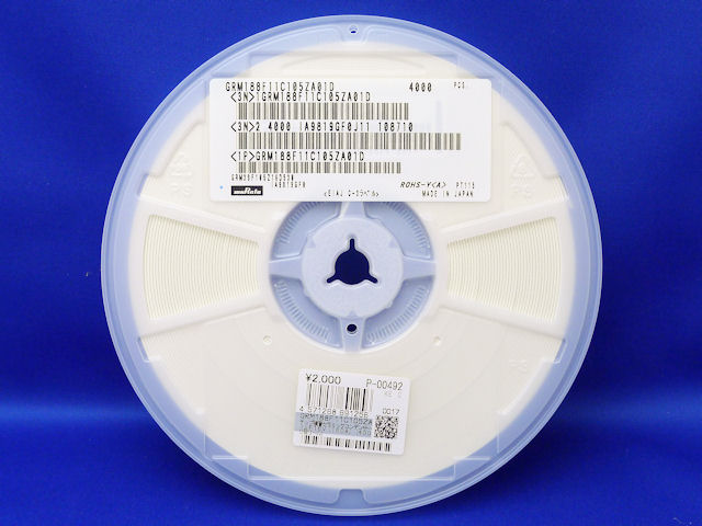 チップ積層セラミックコンデンサー 1μF16V F 1608: 受動部品 秋月電子