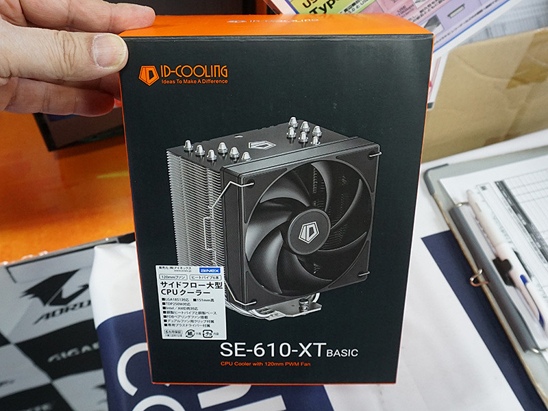 全高151mmのCPUクーラー「SE-610-XT-BASIC」が発売、TDPは250W - AKIBA