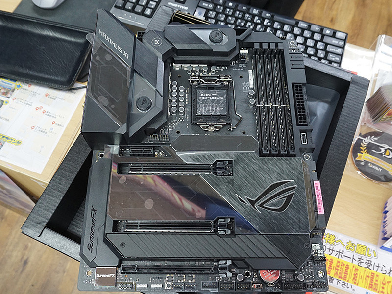 水冷対応のハイエンドZ390マザー「ROG MAXIMUS XI FORMULA」が発売