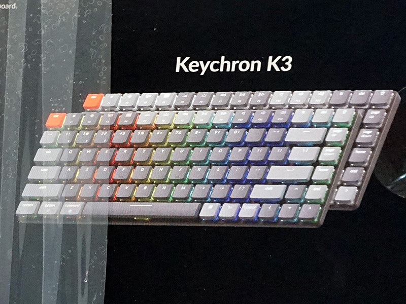 ロープロスイッチ採用の75％キーボード「Keychron K3」が入荷、計6種類