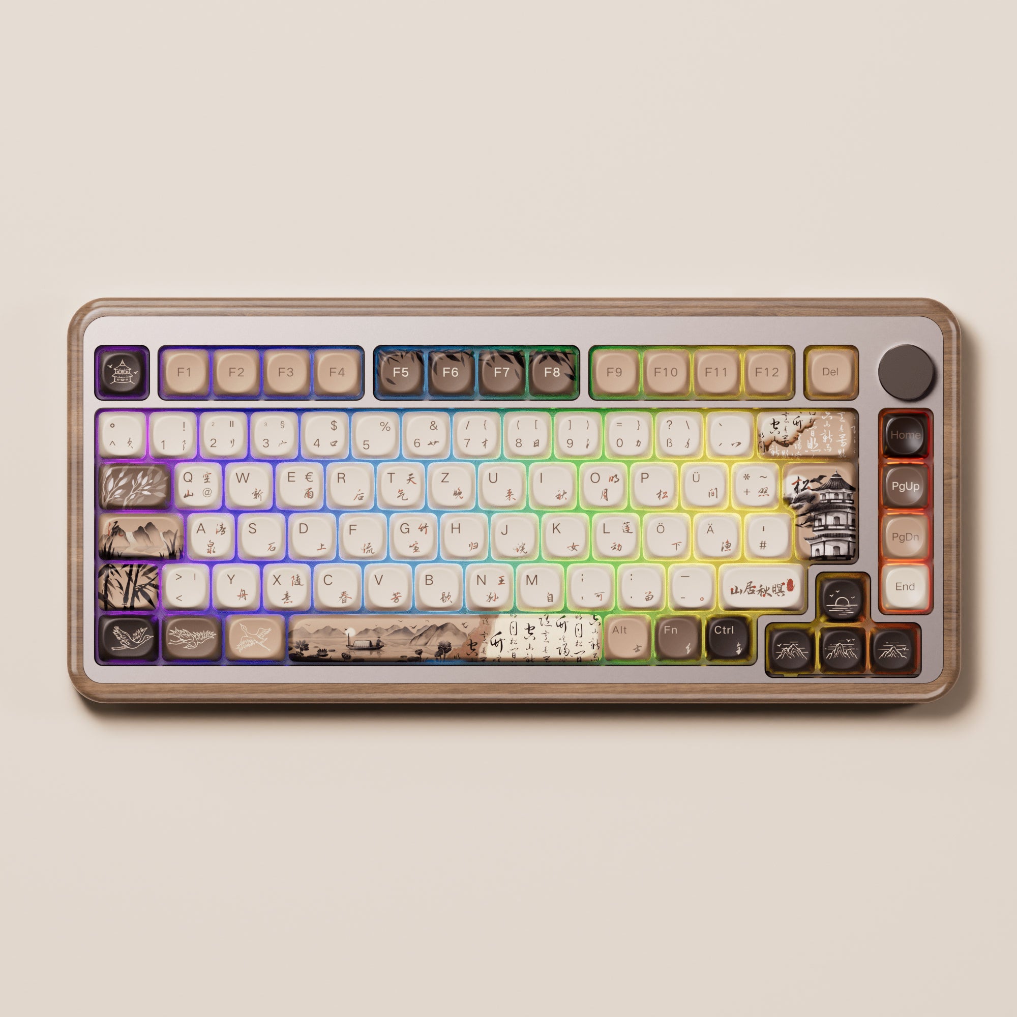 Akko MU02 Mountain Seclusion Wooden Keyboard | AKKO EU