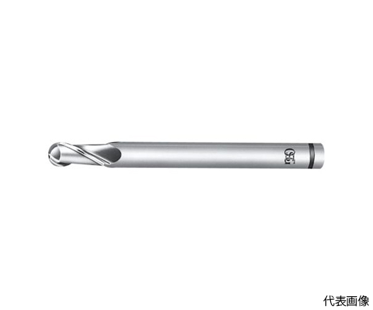 61-1309-98 ハイスボールエンドミル XPM2刃 ボール半径4.5mm 刃長18mm