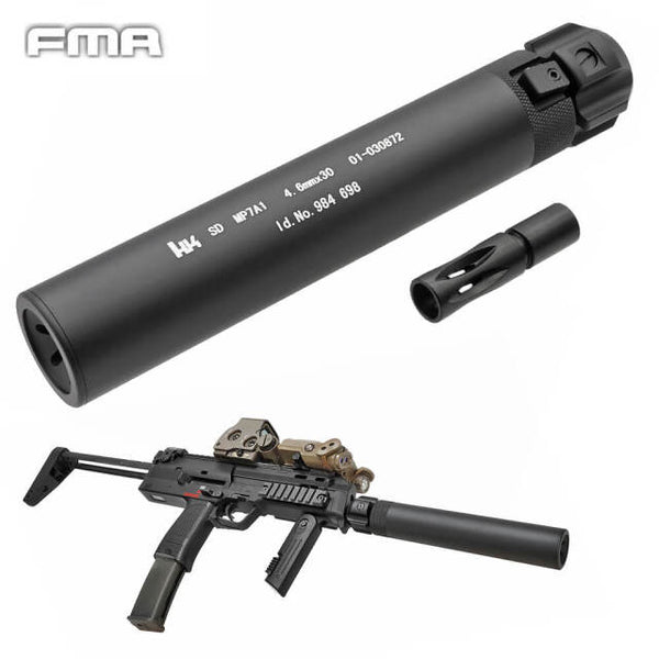 FMA 製 】 東京マルイ 電動 ガス MP7A1 専用 HK サプレッサー