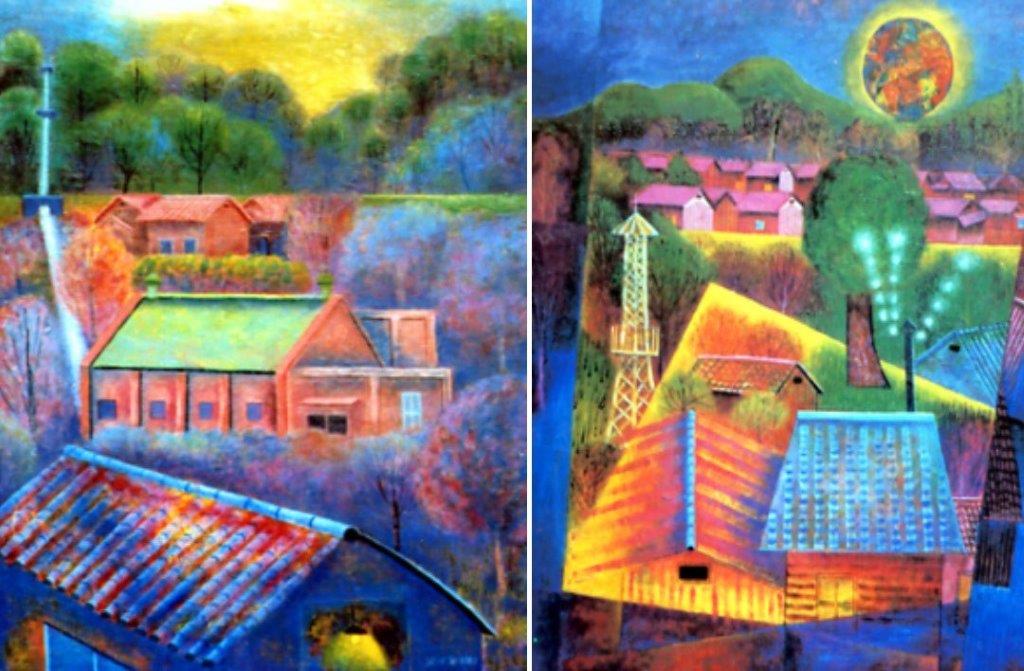 画家 青木誠一 Biography of activity