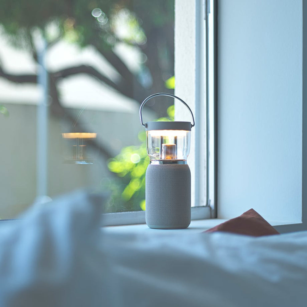 Re・De LightSound ワイヤレススピーカー付ランタン ベージュ – AOYAMA