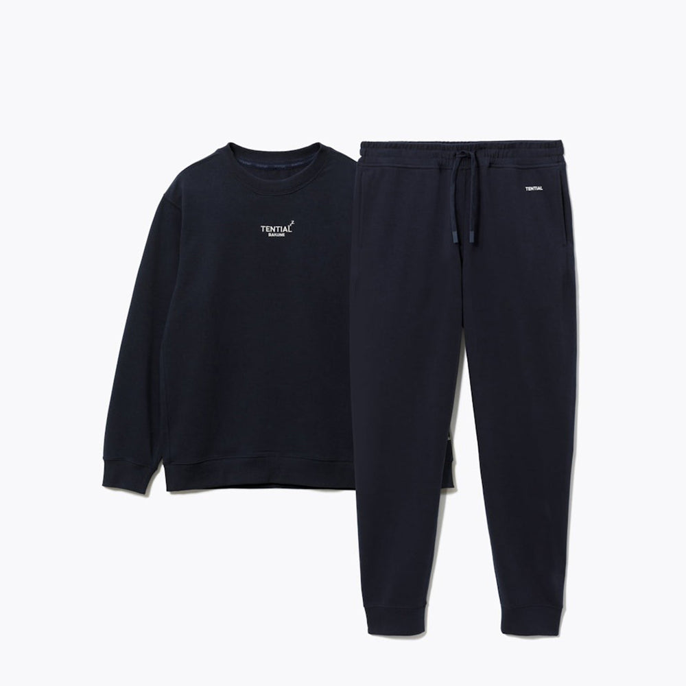 リカバリーウェア BAKUNE スウェット 上下 ネイビー (Women's_M