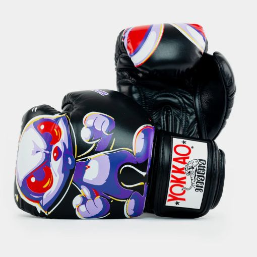 Yokkao ヨッカオ アングリーラビット ボクシンググローブ ブラックの