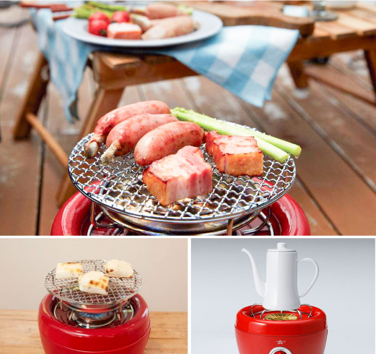 センゴクアラジン ポータブル ガス カセットコンロ ヒバリン | ガス