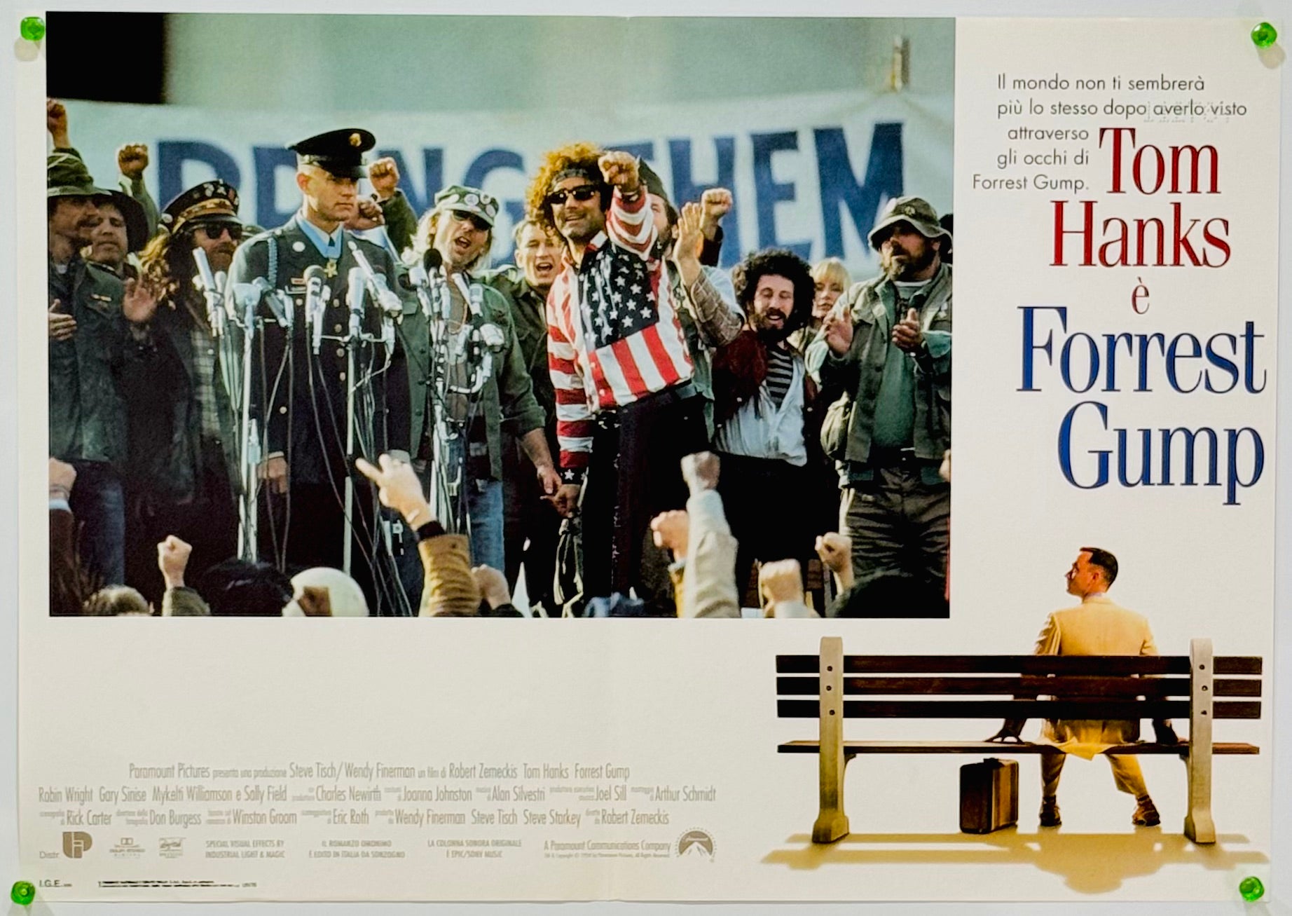 フォレスト・ガンプ/一期一会』 洋画 イタリア - 海外版映画ポスター