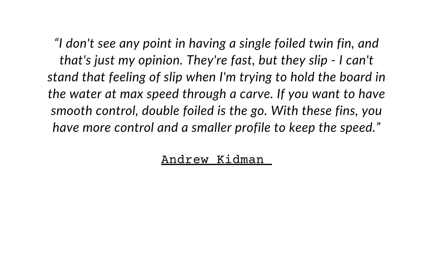 Big Sky High Aspect Twin – Alkali Fins