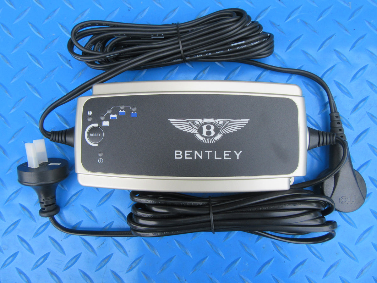 Bentley battery charger maintainer with magnetic port and