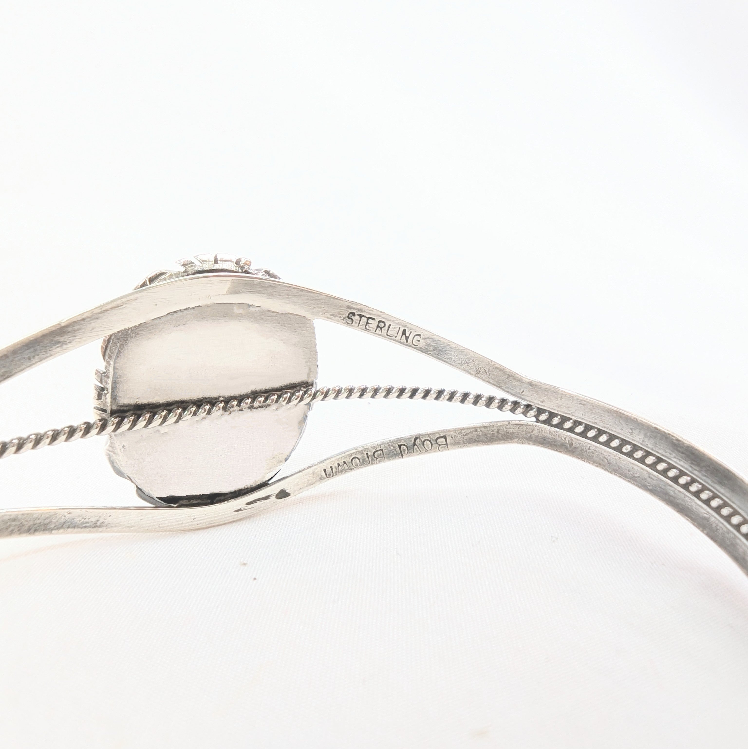 ドライクリークターコイズバングル 《Navajo族》ワイヤーワーク