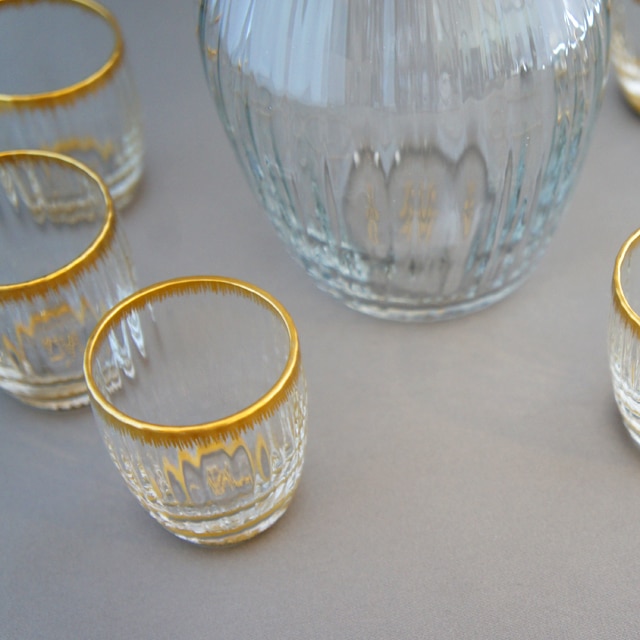 ドーム・ナンシー「金彩 リキュールセット」《アンティックかとう》