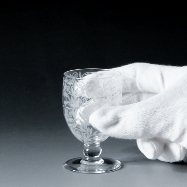 オールドバカラ「ゴルフ・ジュアン GOLFE JUAN リキュールグラス