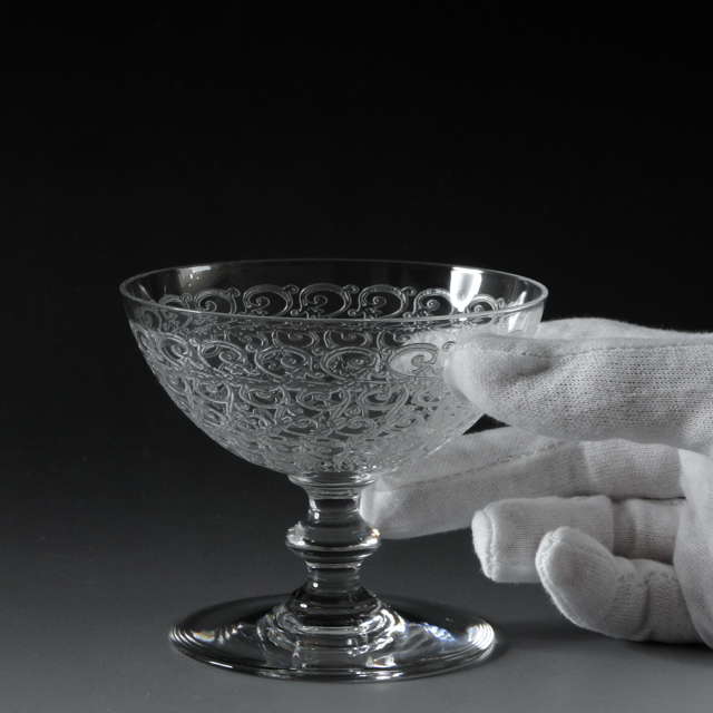 オールドバカラ「ローハン ROHAN クープグラス」《アンティックかとう》