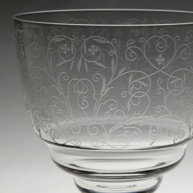 オールドバカラ「リュリ LULLI ワイングラス H 8.7 ㎝」《アンティック