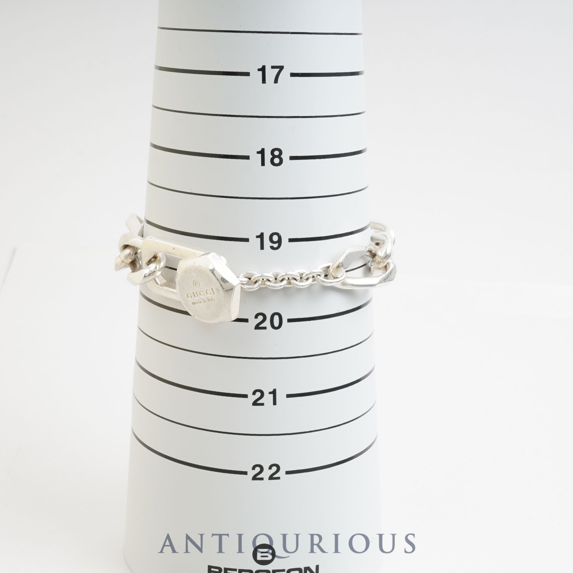 グッチ ブレスレット バングル フィガロ チェーン SV925 | 東京銀座の