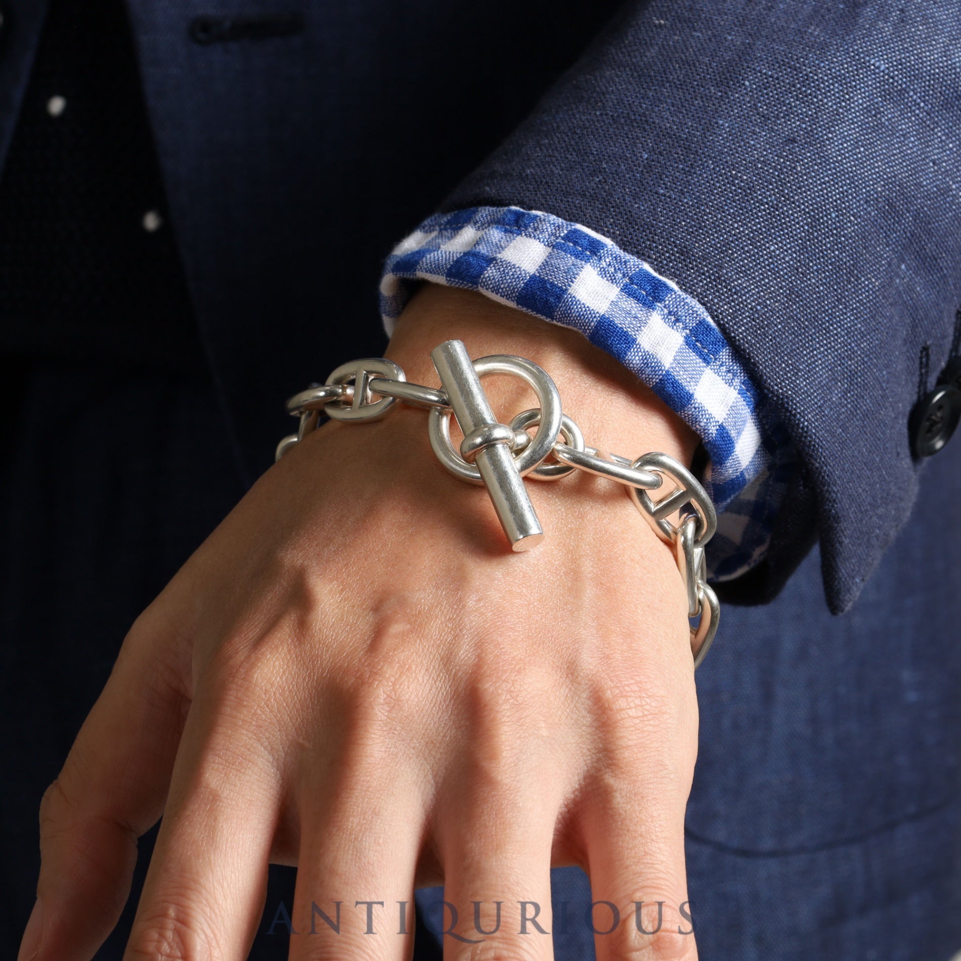 エルメス ブレスレット シェーヌダンクル GM 16コマ マルジェラ期