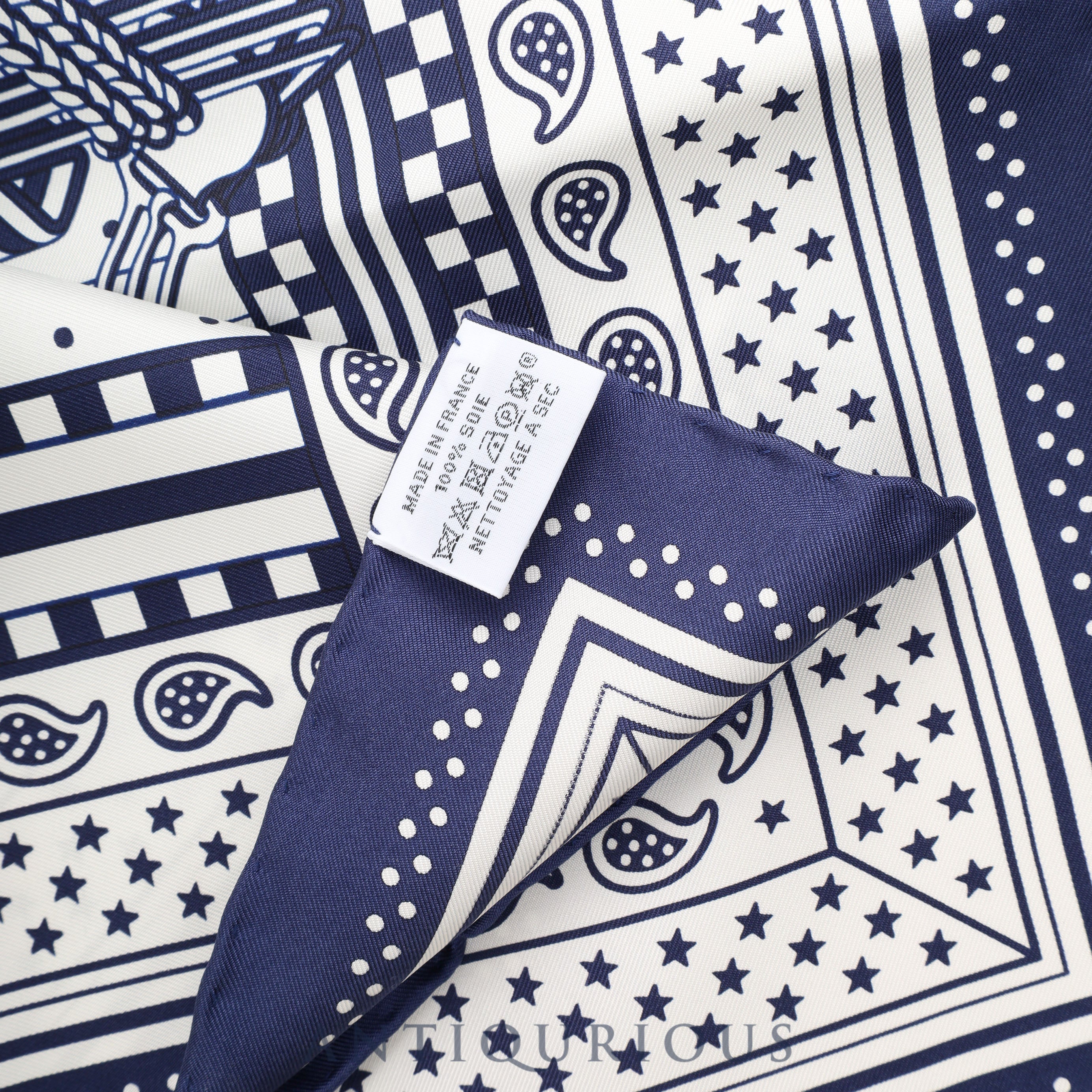 エルメス スカーフ カレ55 ジグザグのサングル | 東京銀座の