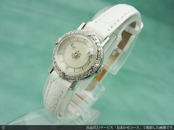 L-2252| ルクルト LECOULTRE 14KWG 金無垢 豪華な32Pダイヤ ミステリー