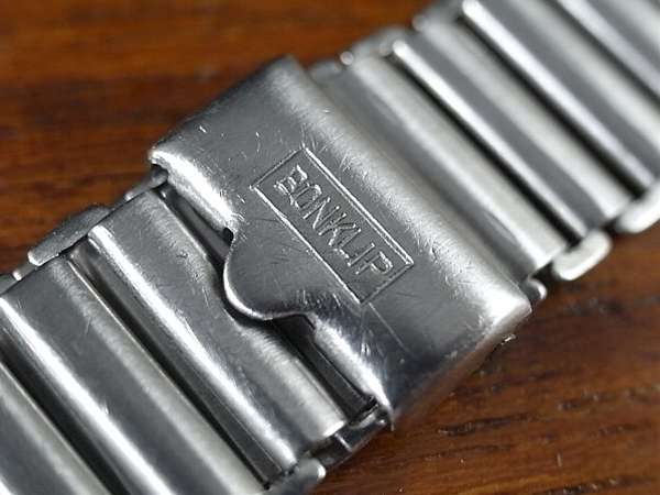 ボンクリップ BONKLIP イギリス製 高級バンブーブレス ブロック体ロゴ