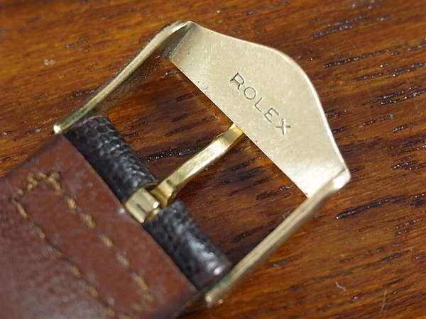 ロレックス 稀少 アンティーク USA尾錠 GF 16mm 革ベルト付 | アン