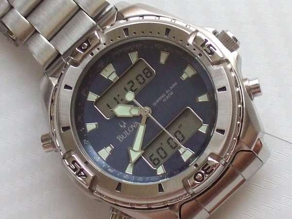 ブローバ BULOVA デジアナ クォーツ BOX・取説・ギャランティーカード