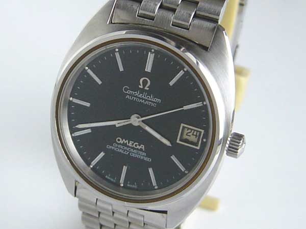 オメガ コンステレーション 70年代 ブラックダイアル | アンティー